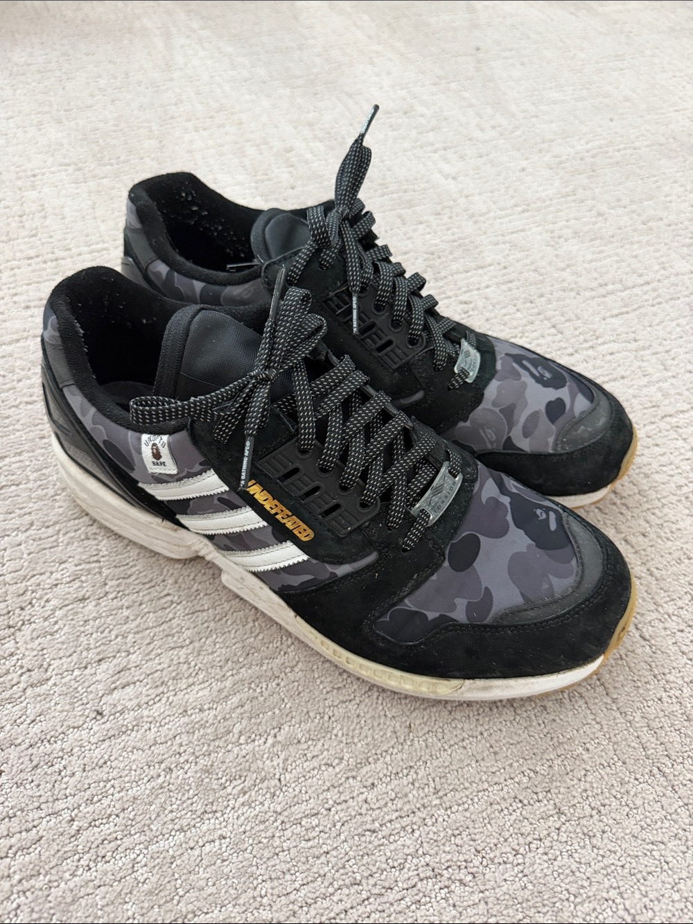 BAPE x Undefeated x Adidas ZX 8000 Men’s Sz 12 - Picture 1 of 7